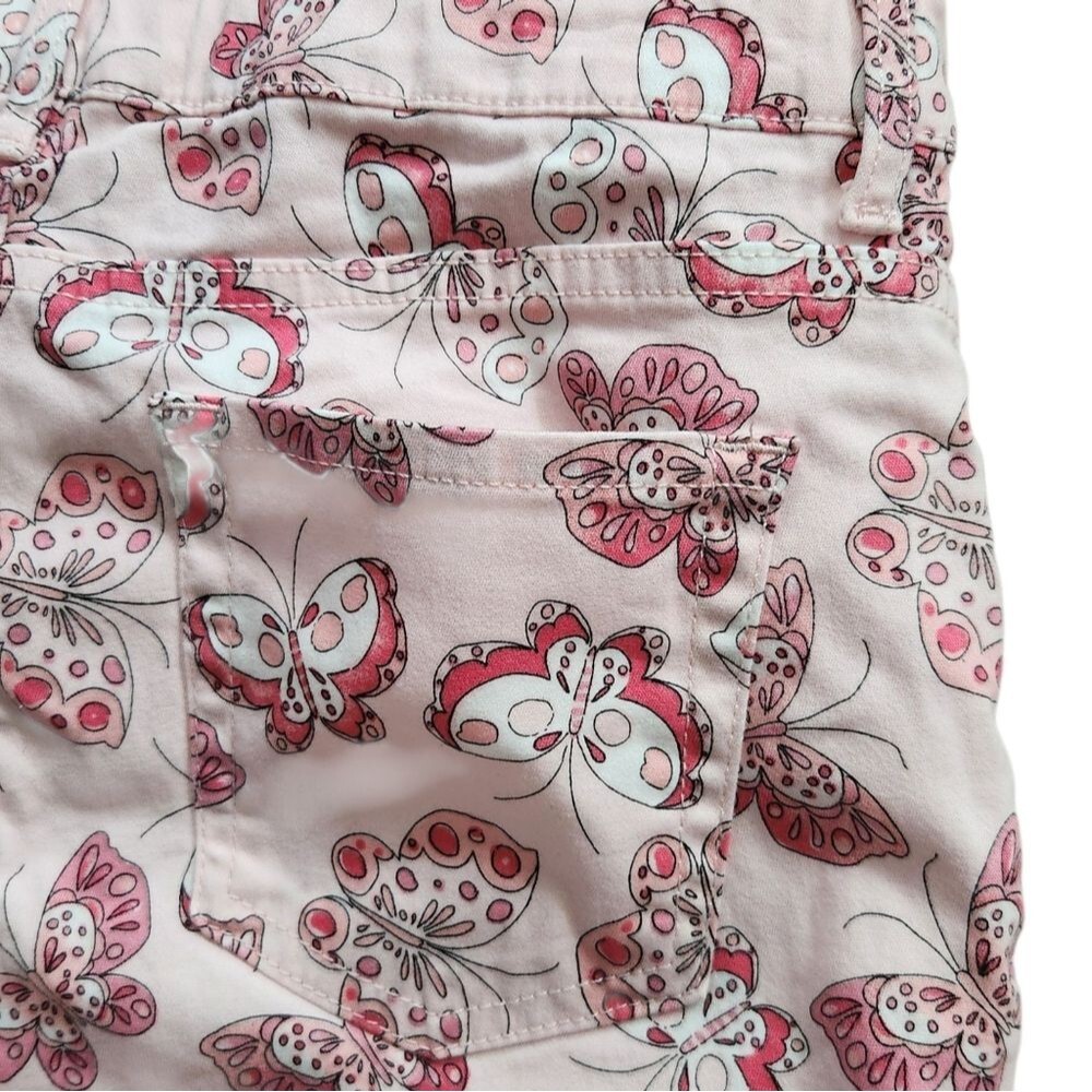 The Children Place Girls Shorts Skimmer Butterflies Pink Adjustable Waist Siz 14 - Picture 7 of 14